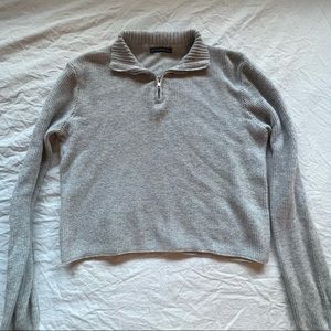 brandy melville quarter zip